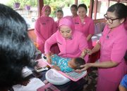 Ketua Bhayangkari Daerah Papua Resmikan Gedung Posyandu