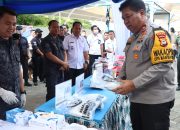 Kasat Narkoba Polres Gowa Hadiri Pemusnahan Barang Bukti Narkotika di BNNP Sulsel