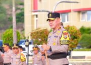 Pimpin Apel Gelar Pasukan Operasi Lilin Tinombala 2023, Kapolda Sulteng Bacakan Amanat Kapolri