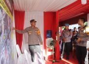 Kapolresta Tinjau Langsung Pos Pelayanan Ops Lilin 2023 dan Tahun Baru 2024 di Jajarannya