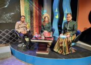 Wakapolres Gowa Mengisi Acara ‘Deng Mampo’ di Studio 2 LPP TVRI Stasiun Sulawesi Selatan