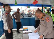 Tim Was Ops Itwasum Polri Periksa Kesiapan Pos Pam Lilin Polres Mimika
