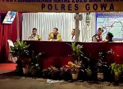 Kapolres Gowa Bersama PJU Cek Kesiapan Pengamanan Jelang Tahun Baru 2024 di Kota Malino
