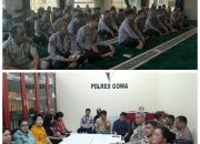 Kamis Ibadah, Personel Polres Gowa Terangkai dalam Kegiatan Pencerahan Qalbu