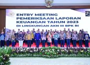 Menteri ATR/Kepala BPN Hadiri Entry Meeting Pemeriksaan Laporan Keuangan Tahun 2023