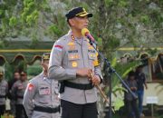 Kapolres Merauke Pimpin Apel Gelar Pasukan Pengamanan Malam Tahun Baru
