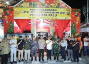 Kapolda Bersama Pemda dan Petinggi TNI Pantau Pergantian Tahun, Sulteng Aman