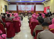 Kapolres Gowa Pimpin Kegiatan Tatap Muka Bersama Personel dan Bhayangkari Satuan Samapta