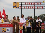 Menteri Basuki Dampingi Presiden Jokowi Resmikan 3 Jembatan Pengganti Callender Hamilton di Banten