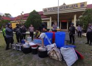 Polres Jayawijaya Amankan Dua Terduga Pelaku Pembuat CT di Jalan Yos Sudarso Wamena