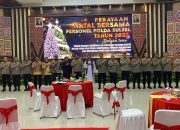Kapolres Gowa Hadiri Perayaan Natal Bersama Personel Polda Sulsel Tahun 2023