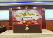 Kapolres Pimpin Gelar Operasional dan Anev Kinerja Polres Gowa