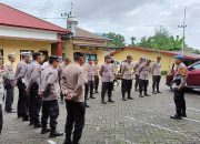 Cek Sikap Tampang dan Kelengkapan Diri, Propam Polres Gowa Gelar Gaktibplin di Polsek Somba Opu