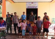 Kapolres Touna Tinjau Lokasi Banjir dan Serahkan Bansos di Desa Korondoda dan Tayawa