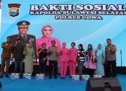 Kapolda Sulawesi Selatan Gelar Bakti Sosial, Bakti Kesehatan dan Pasar Murah di Kabupaten Gowa