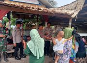 Tim Konselor Polres Touna Berikan Konseling Trauma Healing Kepada Anak-anak Korban Banjir