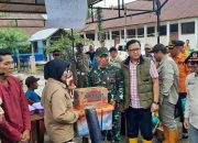 TNI Dirikan Posko Bencana dan Dapur Umum Bantu Warga Jarai Lahat