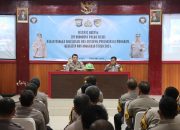 Polres Gowa Terima Kunjungan Tim Biro Rena Polda Sulsel untuk Sosialisasi dan Asistensi Perencanaan T.A. 2024