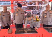 Kapolda Sulteng Resmikan 5 Proyek Pembangunan Infrastruktur Polri