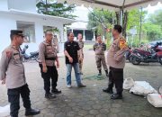 Pengecekan Kesiapan Pungut Suara Pemilu 2024 oleh Pamatwil Polda Sulsel di Wilayah Hukum Polres Gowa