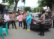 Irwasda dan PJU Polda Sulteng Turut Pantau TPS di Kota Palu