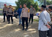 Kapolres Gowa Tinjau Pengamanan TPS di Tiga Kecamatan