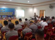 Pimpin Gelar Operasional dan Anev Bulanan, Kapolres Gowa Evaluasi Kinerja Satfung serta Polsek Jajaran