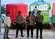 Kapolsek Somba Opu Kawal Kotak Suara ke Gedung Logistik KPU Kabupaten Gowa