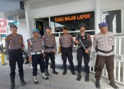 Jelang Pleno Terbuka Tingkat Provinsi, Subsatgas Propam Cek Kesiapan Personel di KPU Sulteng