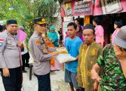 Polres Parigi Moutong dan Bhayangkari Berbagi Tali Asih Kepada Masyarakat yang Kurang Mampu