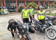 Operasi Keselamatan, Polres Morowali Utara Masuk Sekolah Tertibkan Knalpot Brong