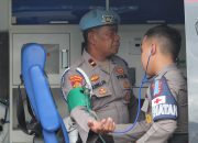 10 Hari Operasi Keselamatan, Subsatgas Dokkes Lakukan Pemeriksaan Kesehatan