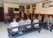 Supervisi ke Polsek Ampana Kota, ini Arahan Kabag SDM Polres Touna