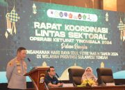 Rakor Lintas Sektoral, Kapolda Sulteng : Kesiapan Pengamanan Hari Raya Idul Fitri 1445 H