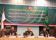 Sosialisasi Nota Kesepahaman Kejaksaan RI dan TNI