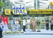 Presiden Jokowi Resmikan SPALDT Bambu Kuning di Pekanbaru, Layani 11.000 SR
