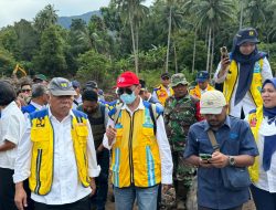 Tinjau Pasca Banjir di Rua Ternate, Menteri Basuki: PUPR Akan Bangun 20 Sabo Dam