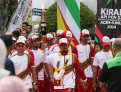 Kirab Obor Finis di Banda Aceh, PON XXI Siap Dibuka oleh Presiden