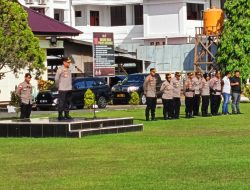 Wakapolda Papua Pimpin Apel Pengecekan Pasukan, Dalam Rangka Pengamanan Pilkada Serentak