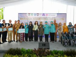 Ketum TP PKK Tinjau Bakti Sosial Kesehatan dan Pengobatan Gratis di Kabupaten Tangerang