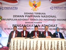 PERATIN Sukses Angkat Advokat Baru Angkatan ke-3