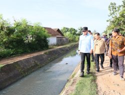 Dukung Swasembada Pangan, Wamendagri Tinjau Dua Titik Irigasi di Lampung