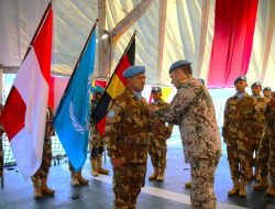 Ukir Sejarah, ‘German Medal’ Pertama Kalinya Kepada Satgas MTF TNI KONGA XXVIII-O/UNIFIL