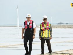 Menteri Dody dan Menko AHY Tinjau Jalan Tol Semarang-Demak Ruas Kaligawe-Sayung, Target Selesai April 2027