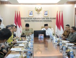 Ajak Menteri Transmigrasi Sukseskan Kebijakan Satu Peta, Menteri Nusron Ingin Tuntaskan Masalah Batas Tanah