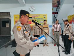 Memasuki Masa Purna Bakti, Wakapolsek Bontoala Pimpin Apel Terakhir, Ini pesan dan kesannya