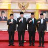 Mendagri Lantik Sekretaris Jenderal dan Inspektur Jenderal Kemendagri