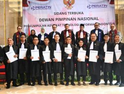 SUKSES Gelar Pengangkatan ke-IV, PERATIN Mampu Cetak Total 148 Advokat Baru