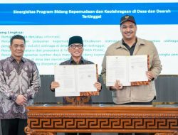 Dukung Asta Cita Presiden, Menpora Dito dan Mendes Yandri Teken Nota Kesepahaman Sinergitas Program