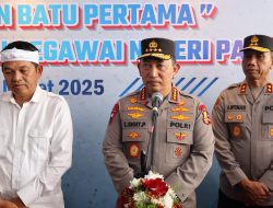 Wujud Nyata Dukung Program Pemerintah, Jenderal Sigit Jalankan Program 100.000 Rumah Bagi Personel Polri